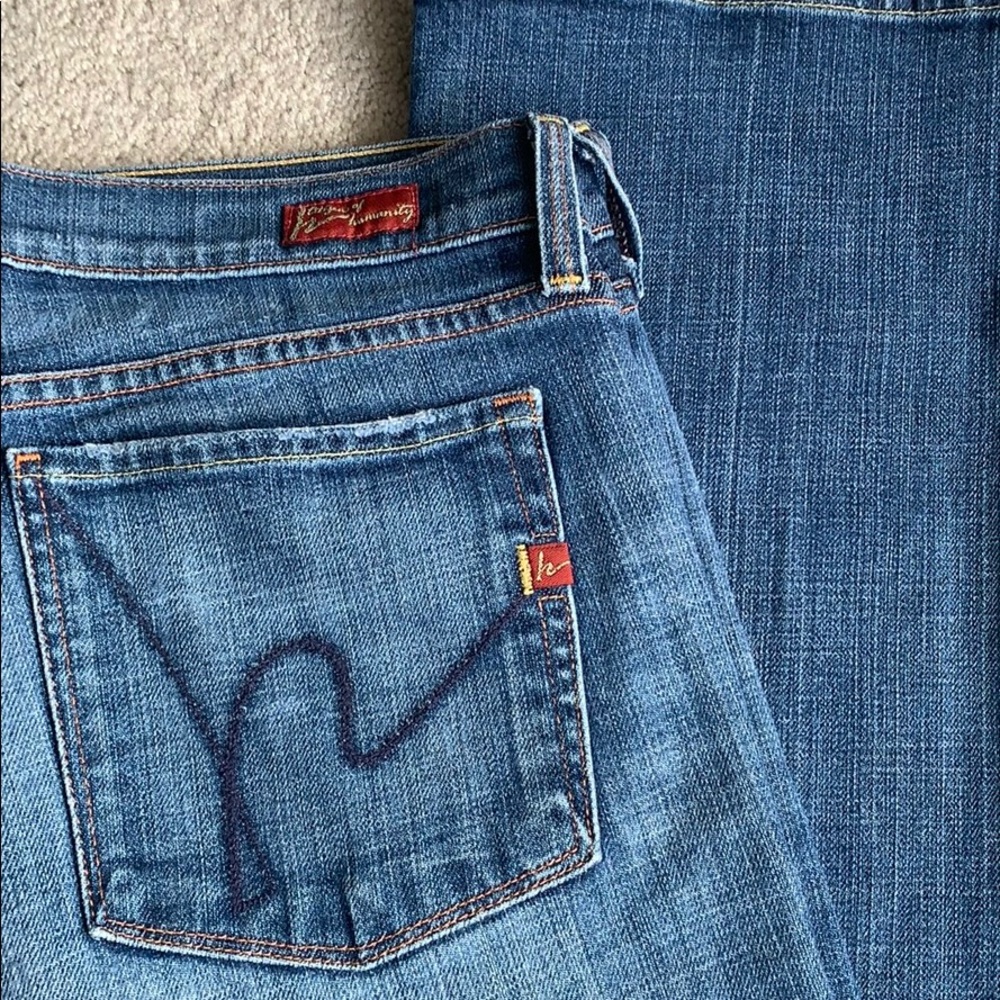 Citizens of humanity low waist bookcut jeans 31